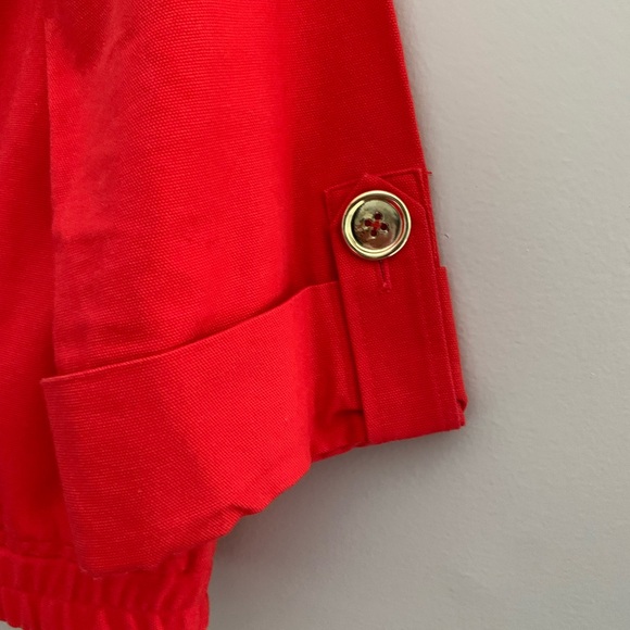 Chico’s orange jacket with cowl neck collar and 3/4 sleeves Size M - Picture 4 of 10
